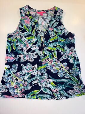 Lilly Pulitzer Sleeveless Small Floral Print